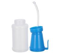 VINTORKY Teat Dip Cup With Brush For Cow Nipple 300ml Silicone Plastic One Hand Use Pre And Post Milking Dairy Parlor Cleaning