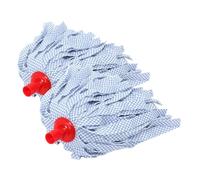 VINTORKY Têtes de Rechange Couleur Aléatoire Lot de 2 pour Balai Serpillère en Non-tissé, Absorbantes et Lavables en Machine, pour Nettoyer Coins et Plafonds