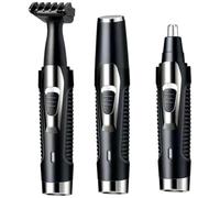 VINTORKY Tondeuse Électrique pour Poils de Nez et Oreilles pour Hommes Multifonctionnelle Rechargeable USB Tête en Acier Inoxydable Compacte et Facile à Transporter Kit Complet Huile