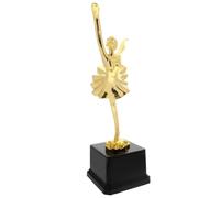 VINTORKY Trophée de Ballet en Plastique Or, Coupe Trophée de Danse Classique, Facile à Exposer, Prix Scolaire en Classe, pour Danseurs, Récitals de Ballet et Concours de Danse