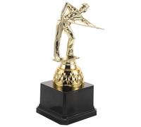VINTORKY Trophée de Billard, trophée de Joueur de Billard en Plastique doré de 20 cm (8 Pouces) pour la Remise des Prix aux vainqueurs, Coupe en Plastique pour récompense de Tournoi