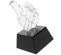 VINTORKY Trophée Design Cartoon Pouce Levé Coupe Miniature Polyvalente en Verre pour Récompense et Encouragement pour Garçon et Filles en Maternelle et Classe