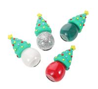 VINTORKY Vernis à Ongles de Noël 4pcs Gel Manucure Délicat à Base D'eau Séchage Rapide sans UV pour Usage Quotidien et Fêtes Démaquillage Facile la Maison