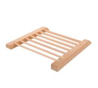 VINTORKY Volet en Bois Marron pour Sauna Ventilation Solide, Bords Lisses et Résistant à l'usure, Accessoire pour Cabine de Vapeur et Salle de Bain