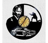 VINY WOODY Baba Yaga Horloge à disque vinyle Action Aventure Assessinos Décoration murale