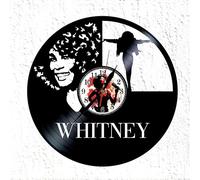 VINY WOODY Chanteuse actrice américaine Horloge disque vinyle Horloge murale Cadeau original Décoration élégante