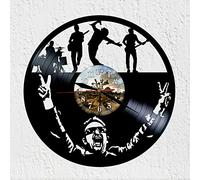 VINY WOODY Horloge murale à disque en vinyle Bande irlandaise Rock Décoration murale