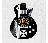VINY WOODY Horloge Murale Disque Vinyle Guitare James Hetfield Musica Rock Heavy Metal