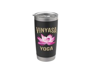 Vinyasa Yoga Professeur de Yoga Débutant Gobelet isotherme en acier inoxydable double paroi
