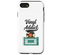 Vinyl Addict Record Collector Retro Music DJ Vintage Coque pour iPhone SE (2020) / 7 / 8