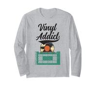 Vinyl Addict Record Collector Retro Music DJ Vintage Manche Longue
