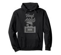 Vinyl Addict Record Collector Retro Music DJ Vintage Sweat à Capuche