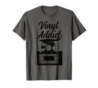Vinyl Addict Record Collector Retro Music DJ Vintage T-Shirt