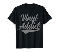 Vinyl Addict Record Collector Retro Music DJ Vintage T-Shirt