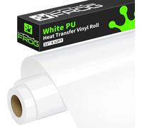 VINYL FROG Cameo Vinyle thermocollant pour T-shirt Blanc 25,5 x 370 cm