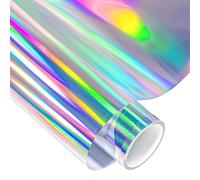 VINYL FROG Feuille de vinyle holographique chromée pour camée et autres emporte-pièces pour décoration - 30,5 x 155 cm