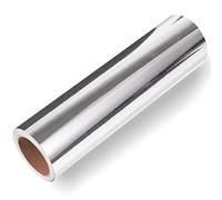VINYL FROG Film vinyle autocollant pour voiture - 0,5 x 1,5 m - Effet miroir chromé argenté