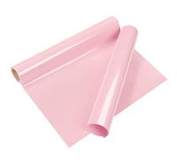 VINYL FROG Rouleau de transfert thermique HTV - 30,5 x 155 cm - Rose clair - Thermocollant sur T-shirt, presse à chaud pour loisirs créatifs