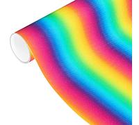 VINYL FROG Rouleau de vinyle adhésif scintillant arc-en-ciel - 30,5 x 152,4 cm - Vinyle permanent scintillant pour Cricut pour projets d'artisanat (Spectrum 01)