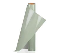 VINYL FROG Rouleau de vinyle de transfert thermique facile à découper pour t-shirts, logo, chapeau, 30,5cm x 2,4 m, vert kaki