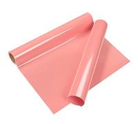 VINYL FROG Rouleau de vinyle thermocollant pour transfert thermique - 30,5 x 153 cm - Corail - Pour t-shirts, vêtements, sacs et autres tissus par Plotter Cutter
