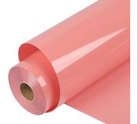 VINYL FROG Rouleaux de vinyle de transfert thermique Corail, 30,5 x 7,6 m pour Cricut et Cameo, rouleau de vinyle HTV blanc pour toutes les machines de découpe, facile à couper et à désherber pour