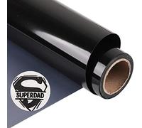 VINYL FROG Vinyle de transfert thermique 3D - 25,4 cm x 1,8 m - Noir - Pour bricolage, T-shirt, vêtements, sac, oreiller, tissu