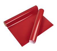 VINYL FROG vinyle grenouille HTV 30,5x155cm PU rouge rouleau de vinyle de transfert de chaleur pour T-shirts, sacs de vêtements et autres tissus