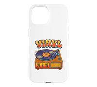 Vinyl Groovy Tunes Tourne-Disque LP Coque pour iPhone 15