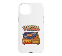 Vinyl Groovy Tunes Tourne-Disque LP Coque pour iPhone 15 Plus