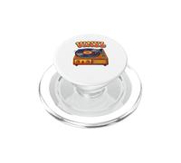 Vinyl Groovy Tunes Tourne-Disque LP PopSockets PopGrip pour MagSafe