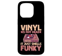 Vinyl is Not Dead It Just Smells Funky Vinyl Disques Coque pour iPhone 15 Pro
