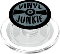 Vinyl Junkie Amateur de Disques Disc Jockey Album Musique PopSockets PopGrip pour MagSafe