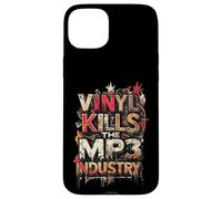 Vinyl Kills The MP3 Industry - Musique pour Les Amateurs de disques Coque pour iPhone 15 Plus