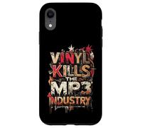 Vinyl Kills The MP3 Industry - Musique pour Les Amateurs de disques Coque pour iPhone XR
