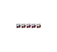 Emtec CD-R Vinyl Look 10 x 700 Mo (80 min) 52x – bleu, vert, rose, jaune, violet – boîtier étroit