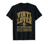 Vinyl Lover Tourne-Disque Collector Musique Nostalgie T-Shirt