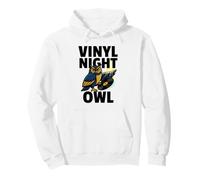 Vinyl Night Owl Humour Fan Music Record Collector Sweat à Capuche