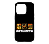 Vinyl Record Collector Crate Digging Legend Coque pour iPhone 15 Pro