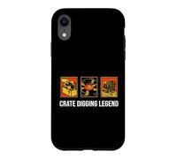 Vinyl Record Collector Crate Digging Legend Coque pour iPhone XR
