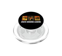 Vinyl Record Collector Crate Digging Legend PopSockets PopGrip pour MagSafe