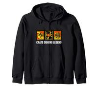 Vinyl Record Collector Crate Digging Legend Sweat à Capuche