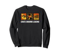 Vinyl Record Collector Crate Digging Legend Sweatshirt