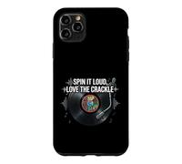 Vinyl Record Collector Spin It Loud Love The Crackle Coque pour iPhone 11 Pro Max
