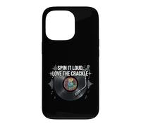 Vinyl Record Collector Spin It Loud Love The Crackle Coque pour iPhone 13 Pro