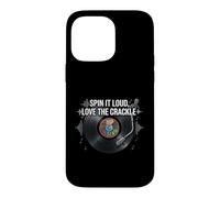 Vinyl Record Collector Spin It Loud Love The Crackle Coque pour iPhone 14 Pro Max