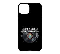 Vinyl Record Collector Spin It Loud Love The Crackle Coque pour iPhone 15 Plus