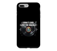 Vinyl Record Collector Spin It Loud Love The Crackle Coque pour iPhone 7 Plus/8 Plus