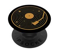 Vinyl Record Solar System Illustration | Platine tournante PopSockets PopGrip Adhésif