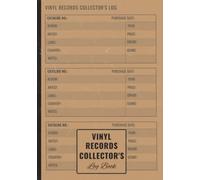 Vinyl Records Collector’s Log Book: Collector's Catalog Notebook Gift | Track Your Vinyl Record Collection Inventory